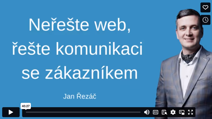 Neřešte web, řešte komunikaci se zákazníkem