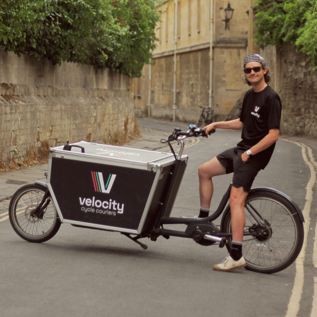 Jake Swinhoe, founder of Velocity Cycle Couriers