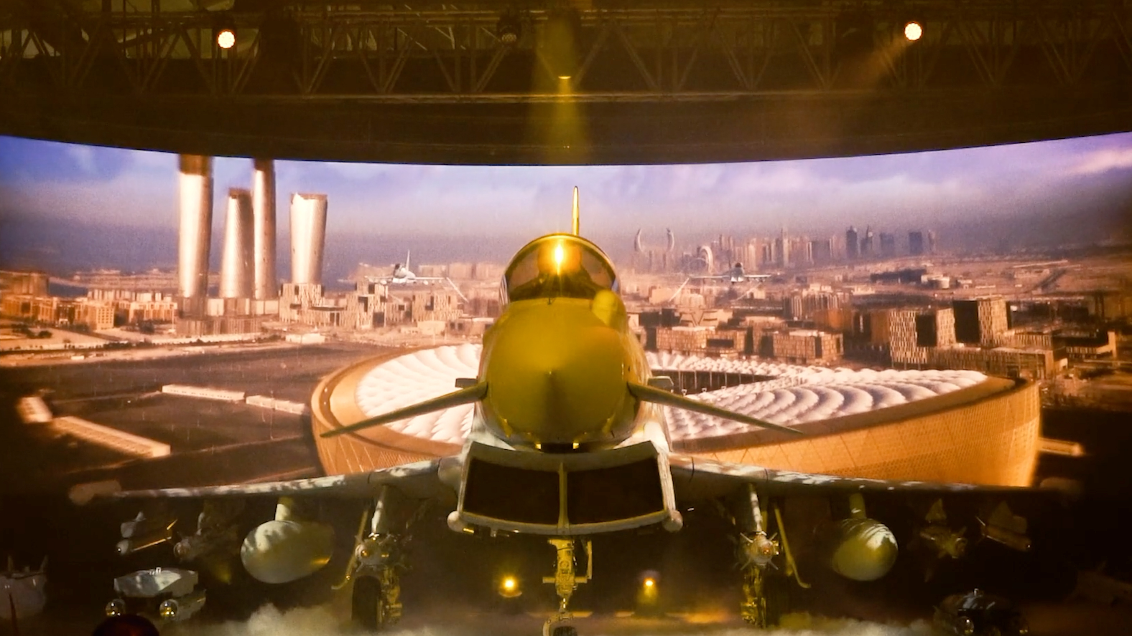 Qatar Typhoon Aircraft Takes Flight