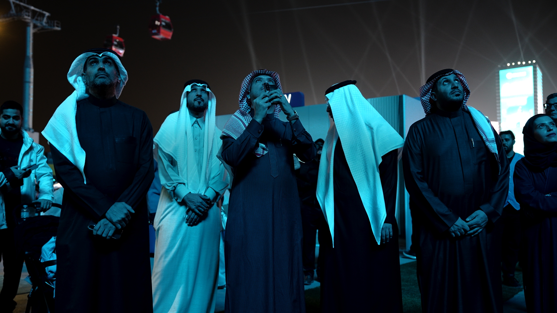 A world-first anamorphic sky-show for Mobily