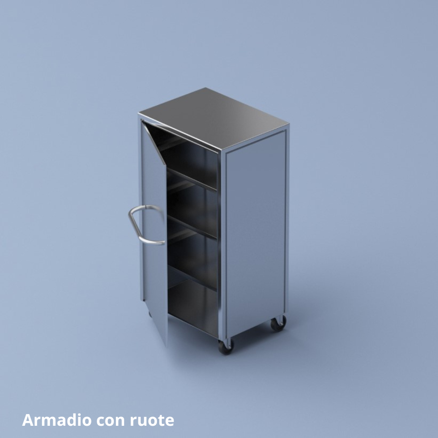 Armadio con ruote