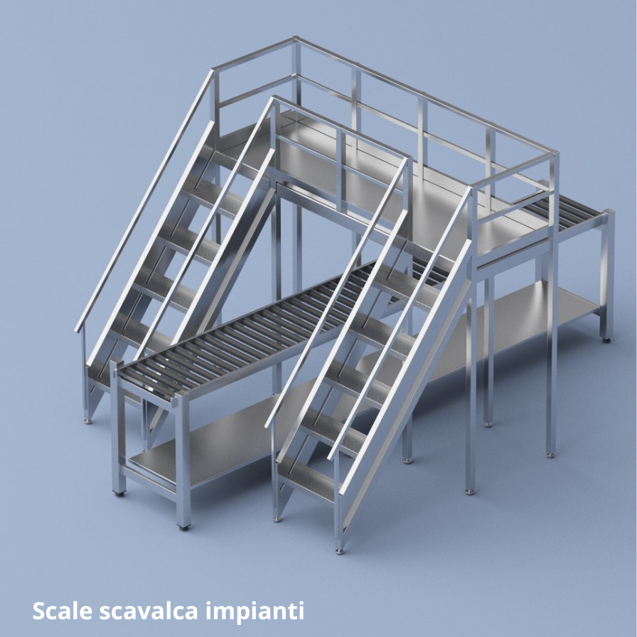 Scala scavalca impianti