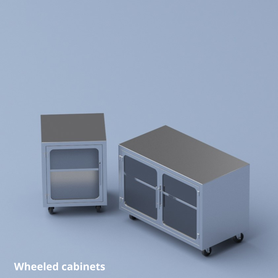 wheeled cabinets