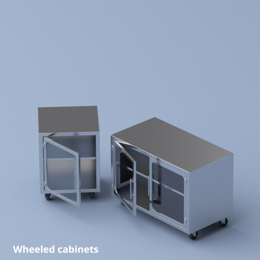 wheeled cabinets