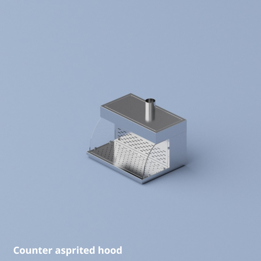 Counter asprited hood