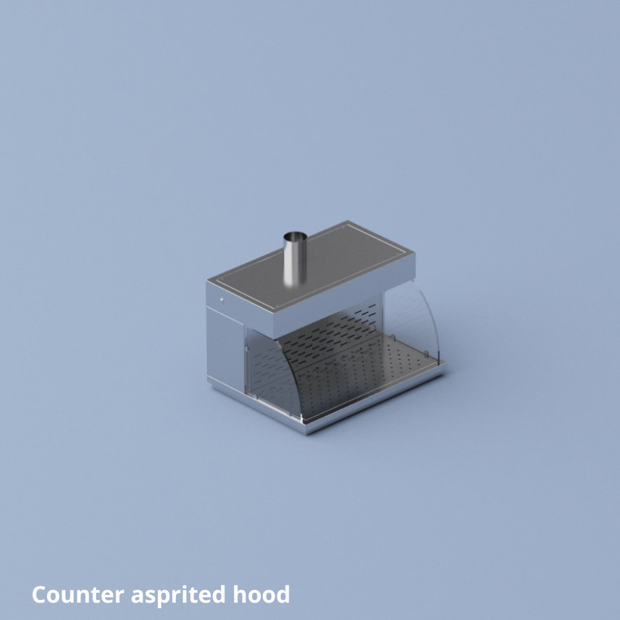 Counter asprited hood