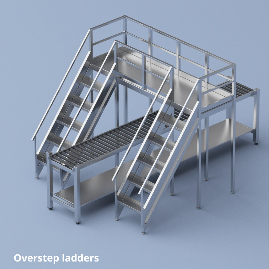 Overstep ladders
