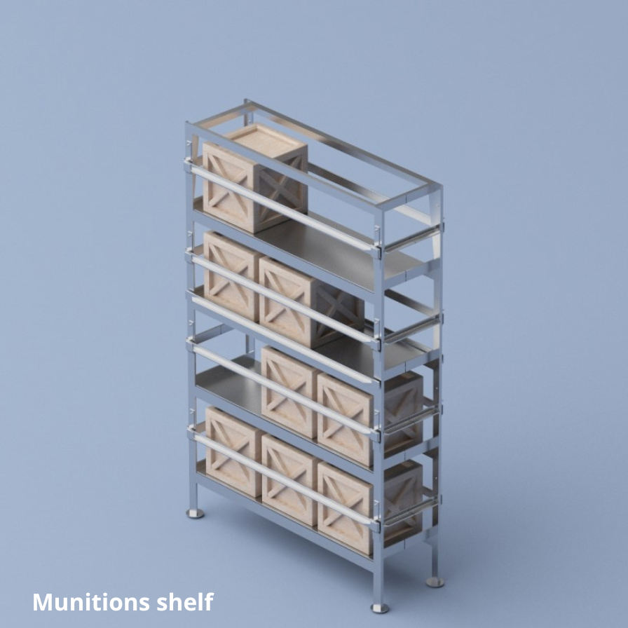 Munitions shelf