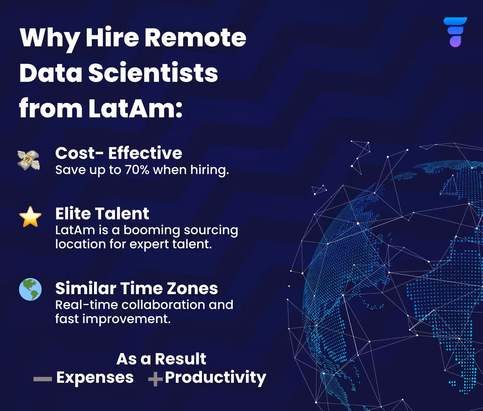graphic on why you should consider hiring data scientists from latin america