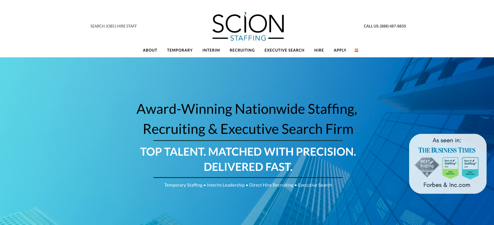 Scion Technical's homepage