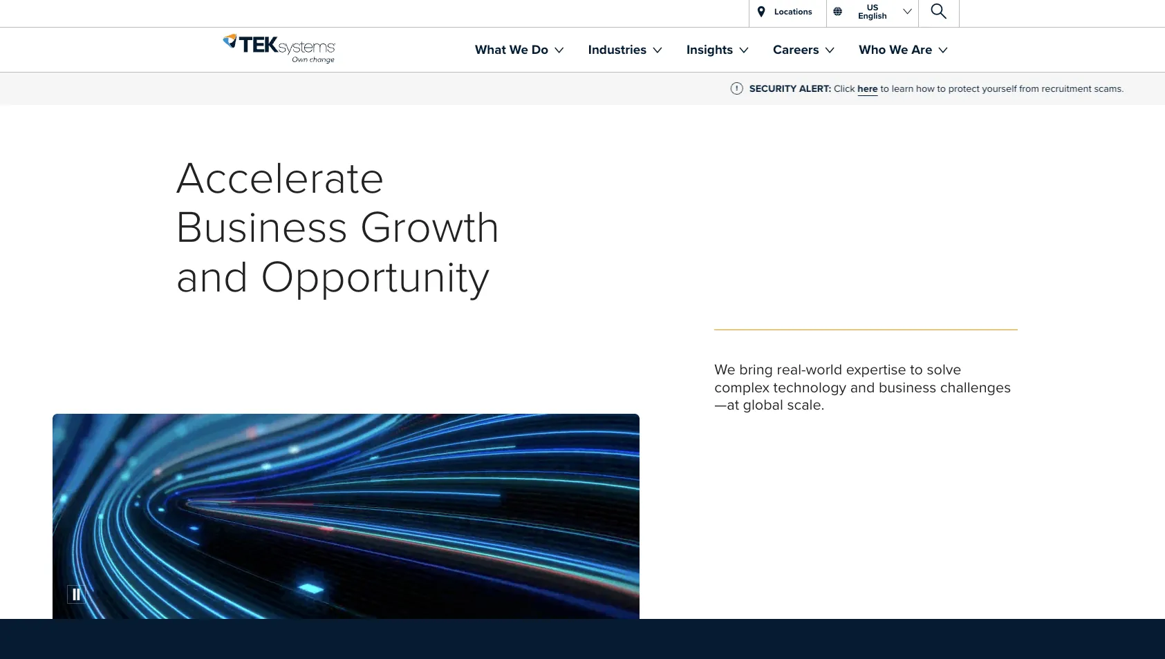 TEKsystems homepage