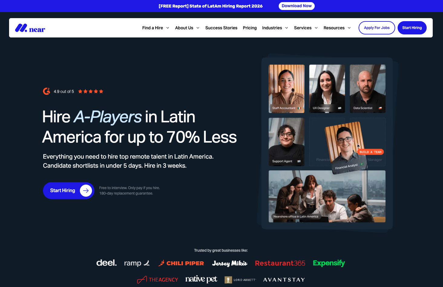 Near's homepage
