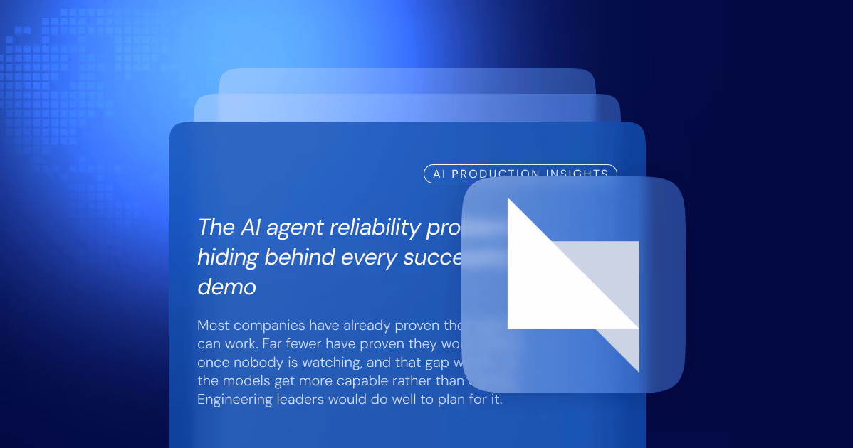 The AI agent reliability problem hiding behind every successful demo