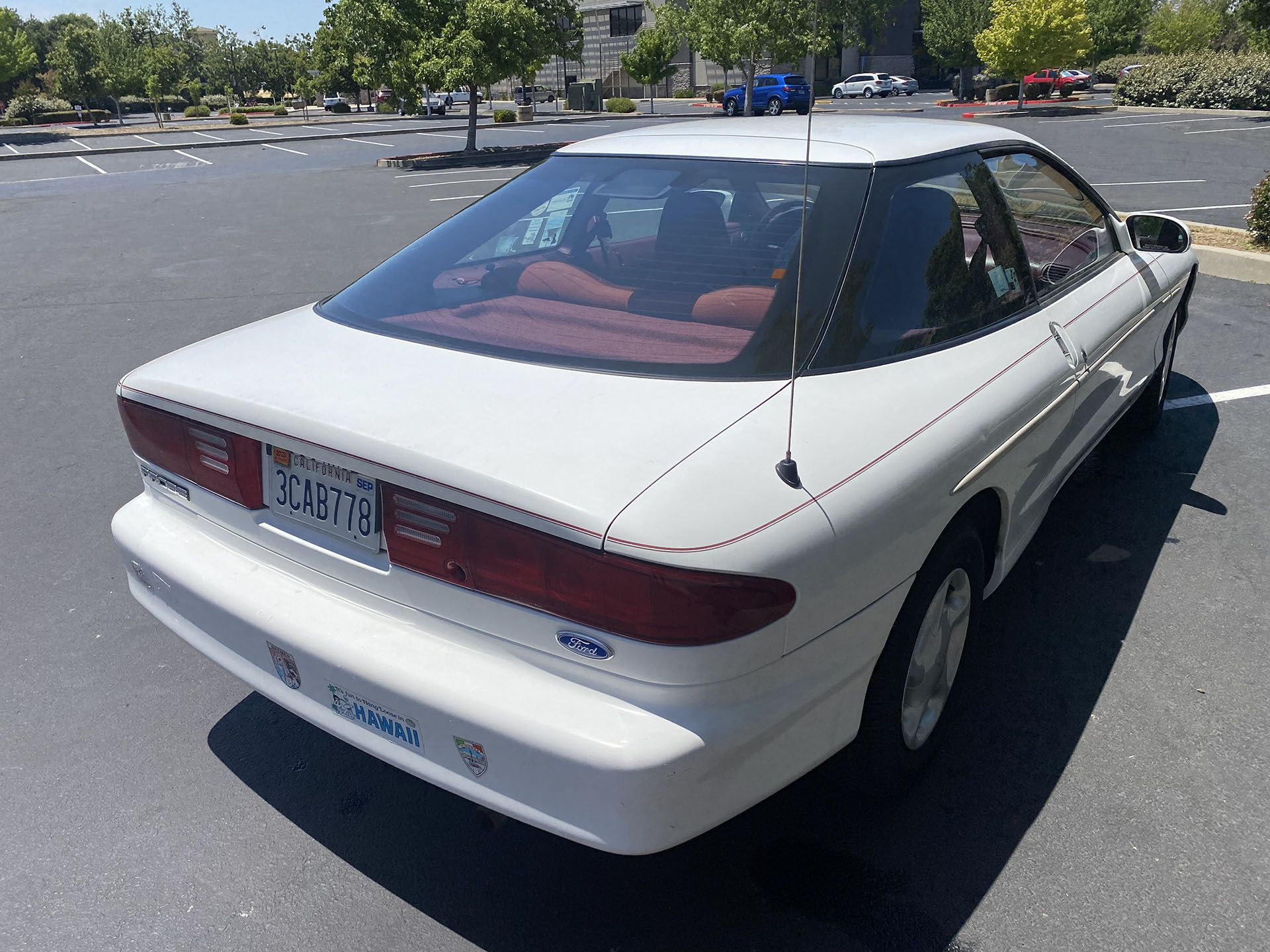 1993 Ford Probe Hatchback 2D Used Low Miles Sacramento Rear View