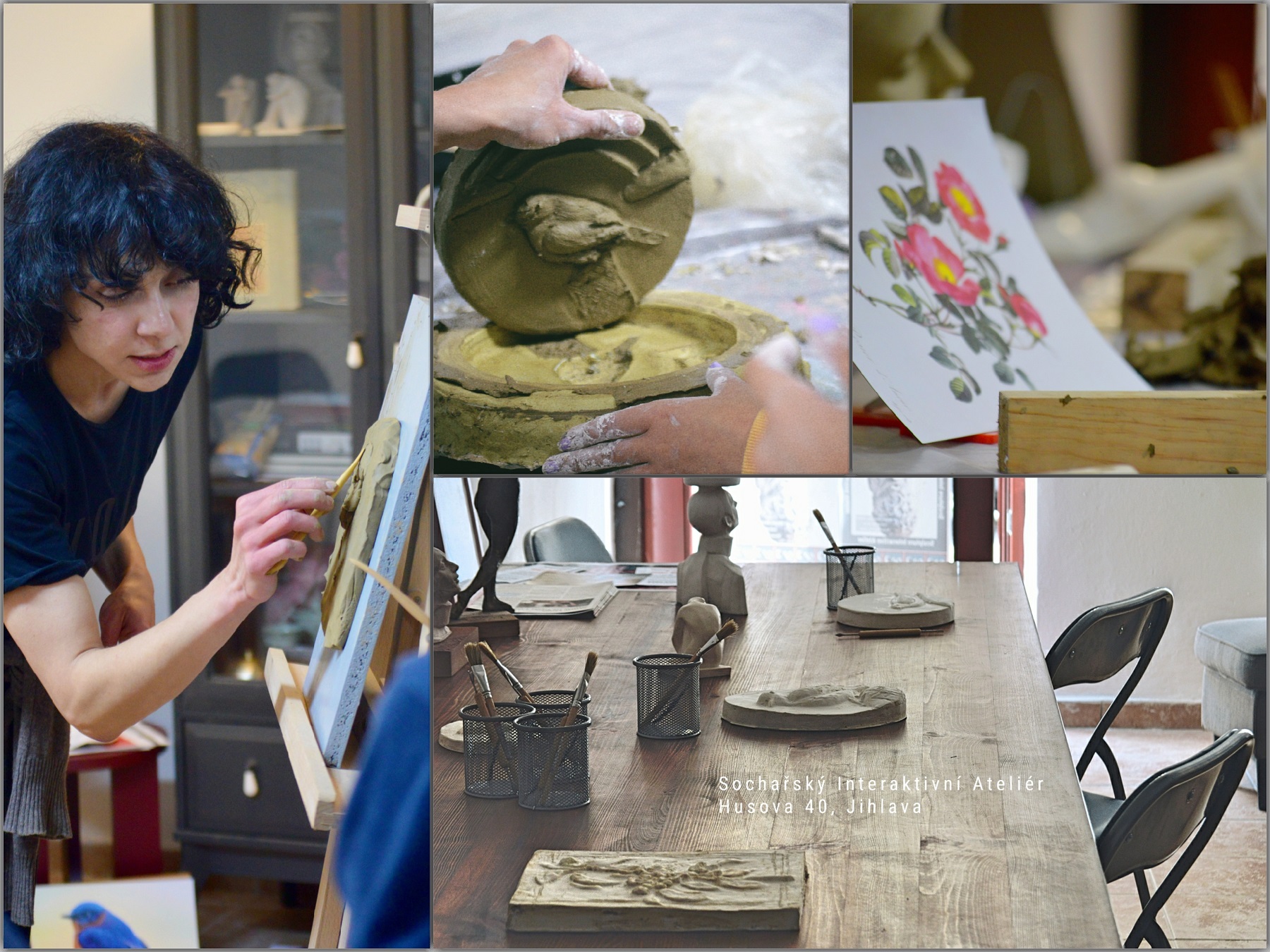 Sochařský workshop: Reliéf na téma "Anděl Strážný" 