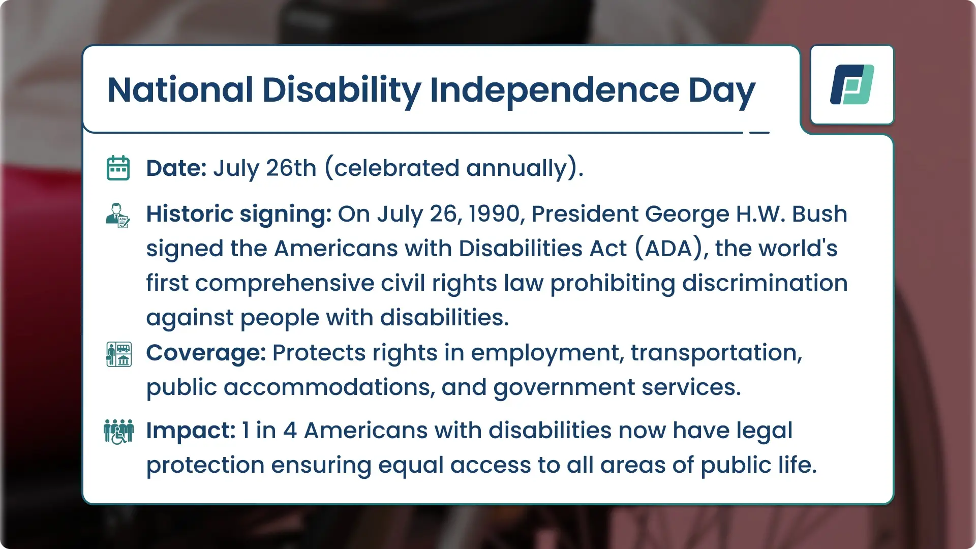 National Disability Independence Day