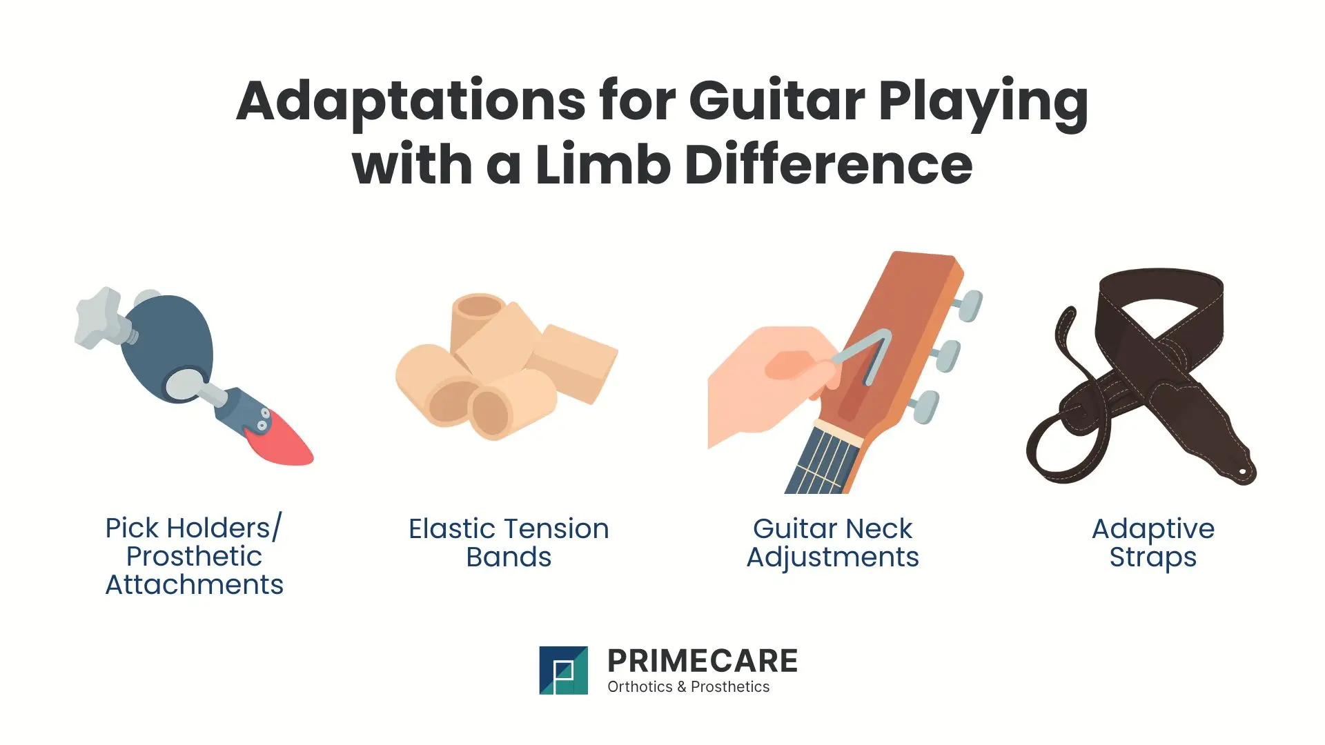 Adaptations for Guitar Playing with a Limb Difference