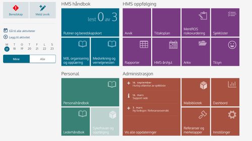 Kuba digitalt HMS system