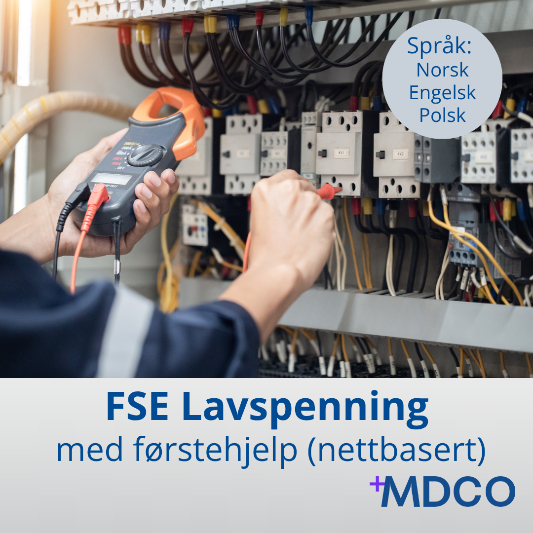 FSE Lavspenning med førstehjelp - nettbasert