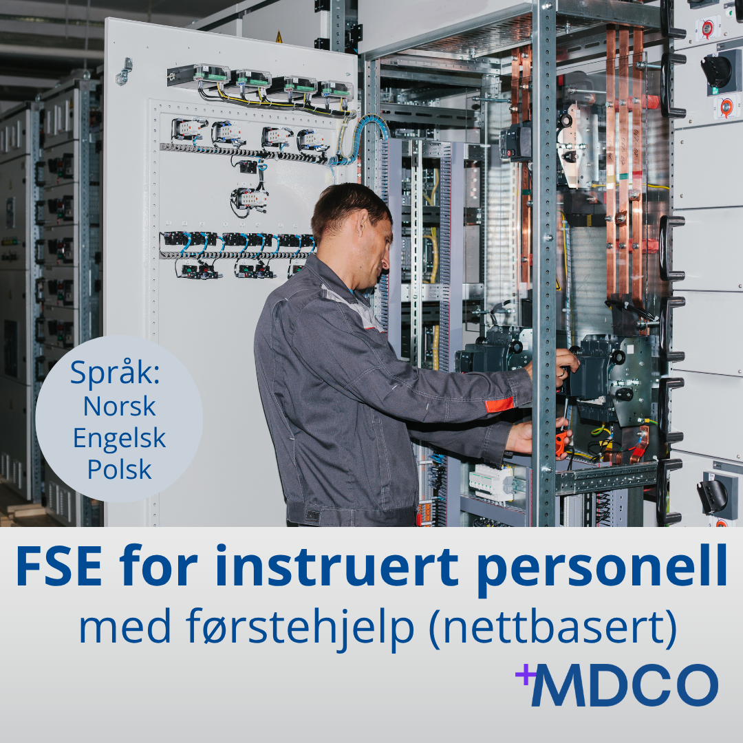 FSE for instruert personell med førstehjelp - nettbasert