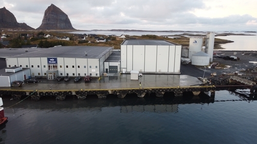 Picture of Pelagias factory on Træna in Norway