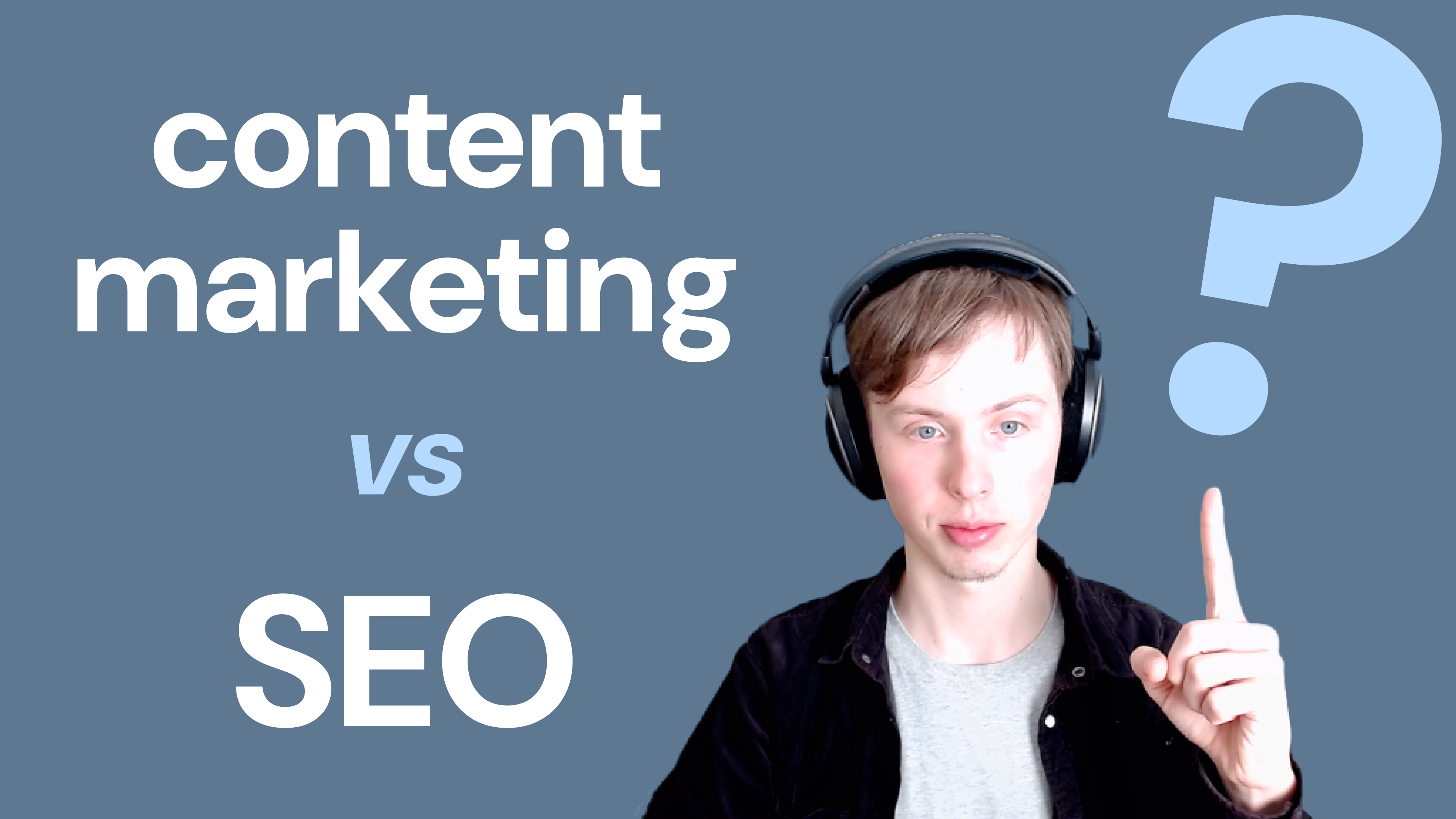 A visual showing the author and the post title, alongside an illustration of SEO being featured as one of the content distribution channels.