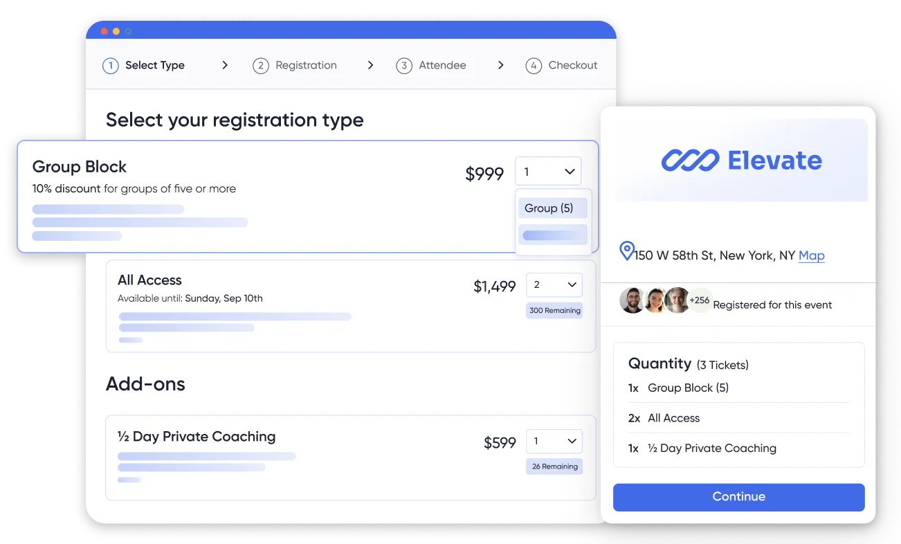 capture the right data with embeddable registration widgets