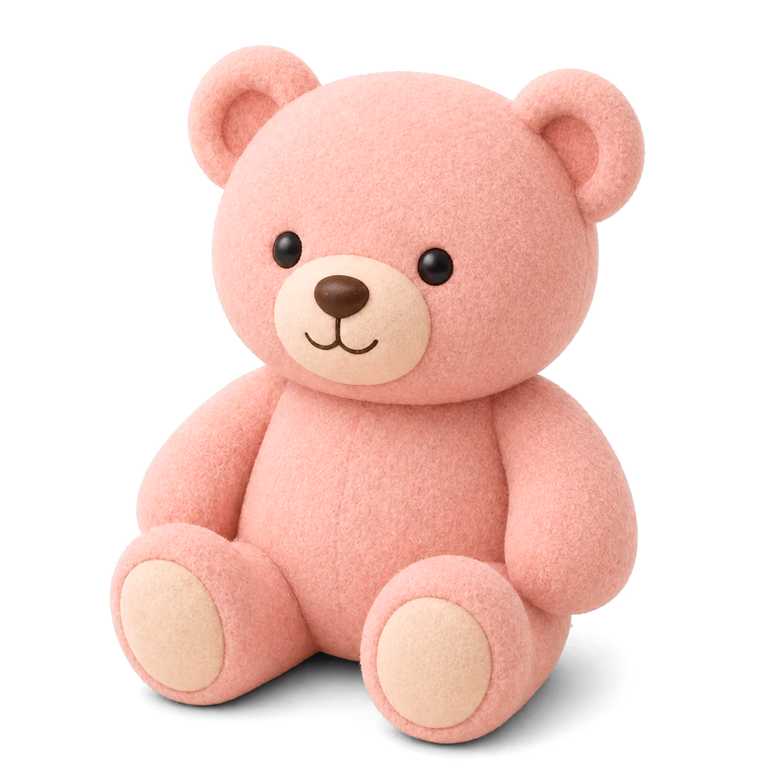 En rosa teddybjörn
