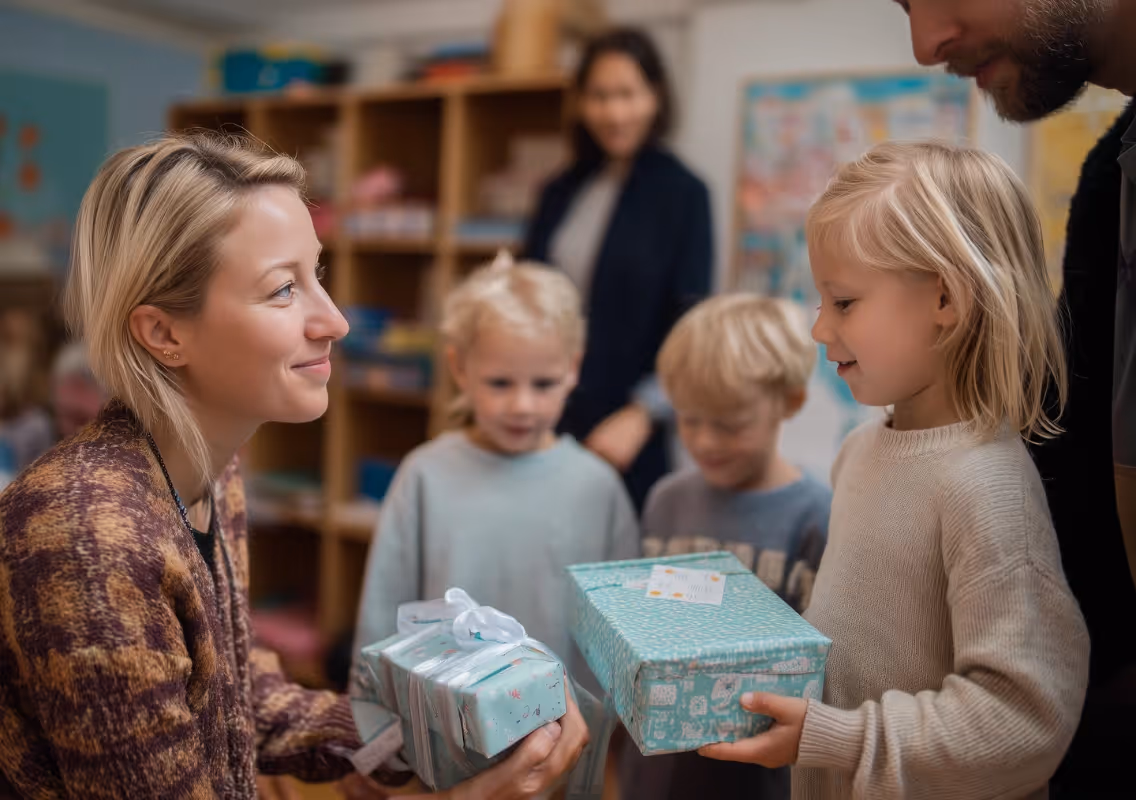 Present till förskollärare