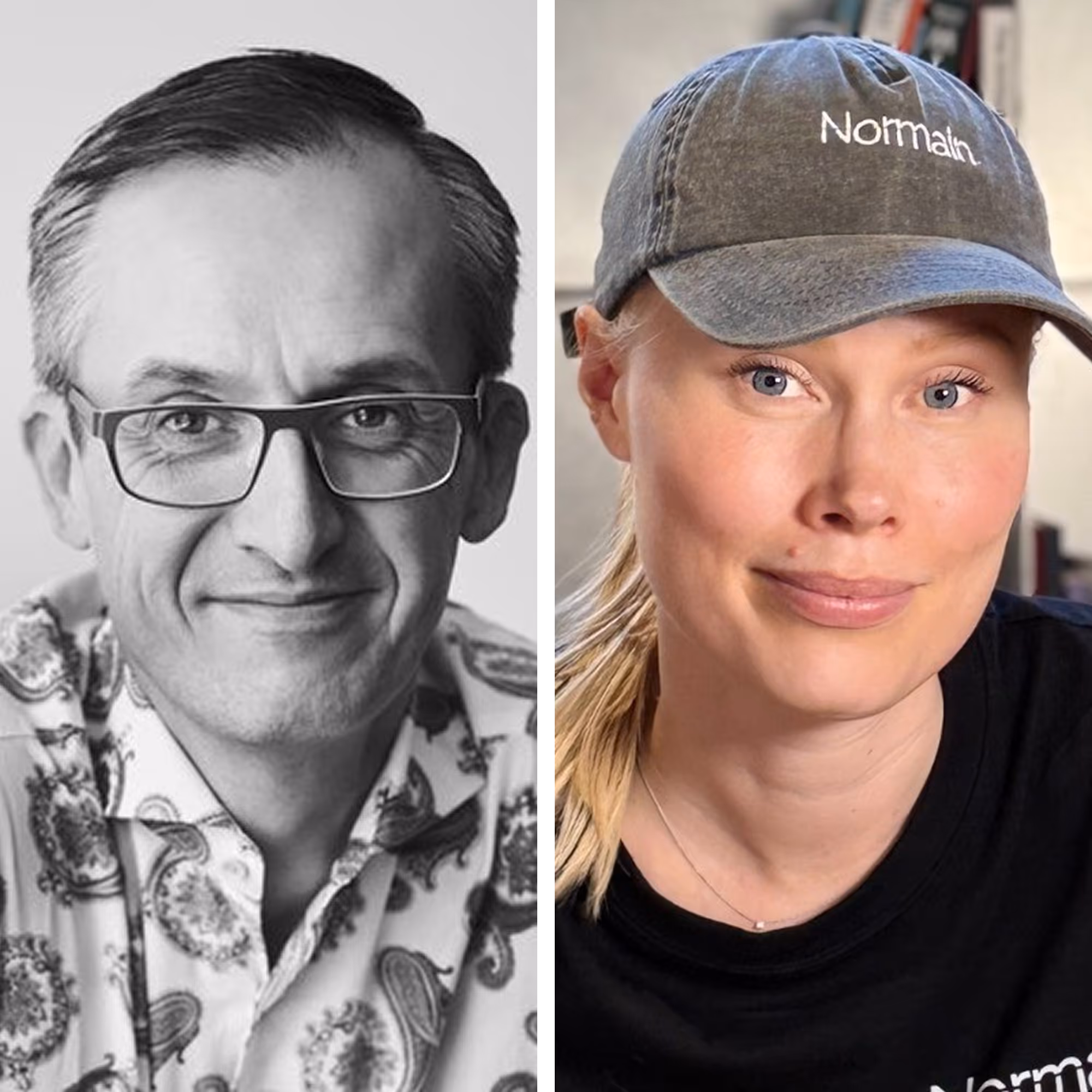 Johan Siwers och Sara Landfors