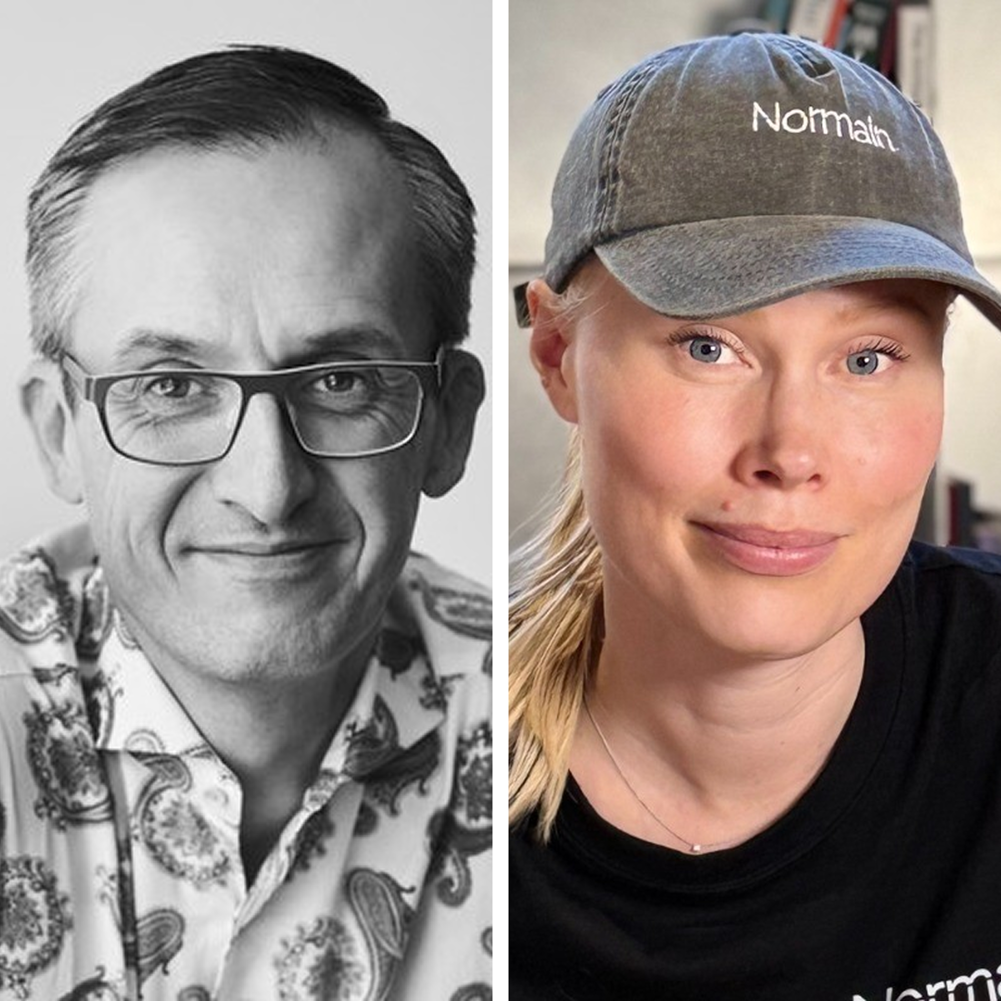 Johan Siwers och Sara Landfors