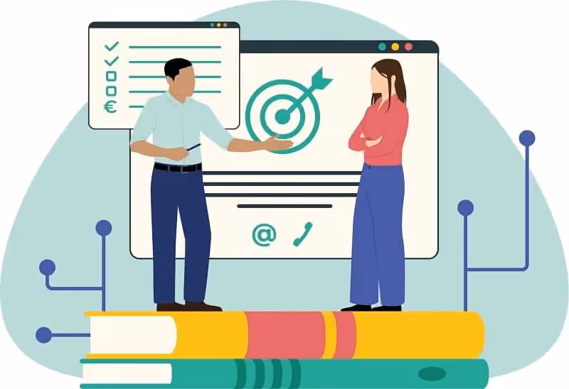 infographie objectif formation d'anglais pour apprendre l'anglais