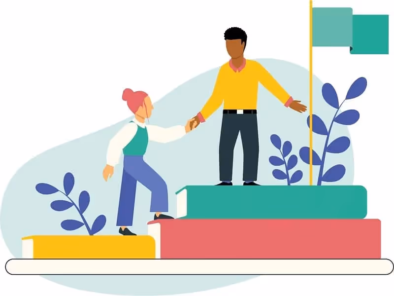 infographie élèves qui fait des progrès en anglais au Cercle des Langues