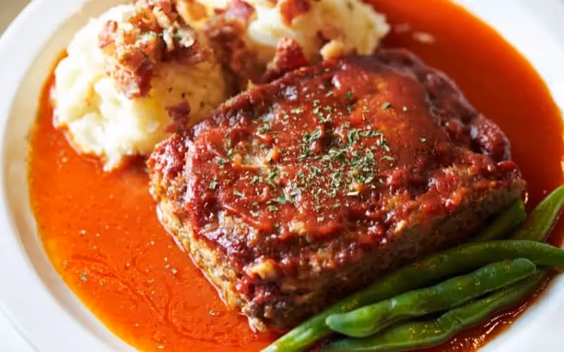 plat américain meatloaf