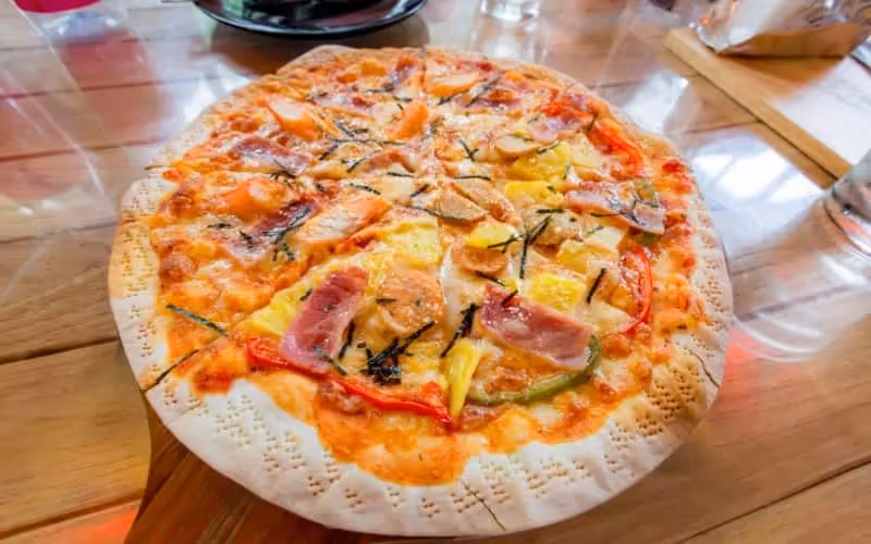 Pizza hawaienne, plat des Etats-Unis