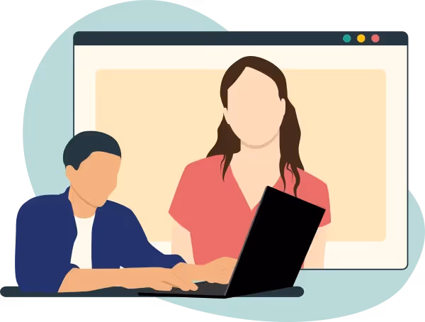 Professeur donnant un cours