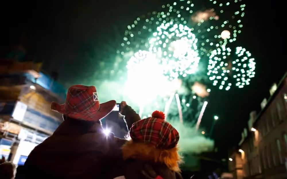 Tradition écossaise qui consiste à célébrer le Nouvel An : Hogmanay