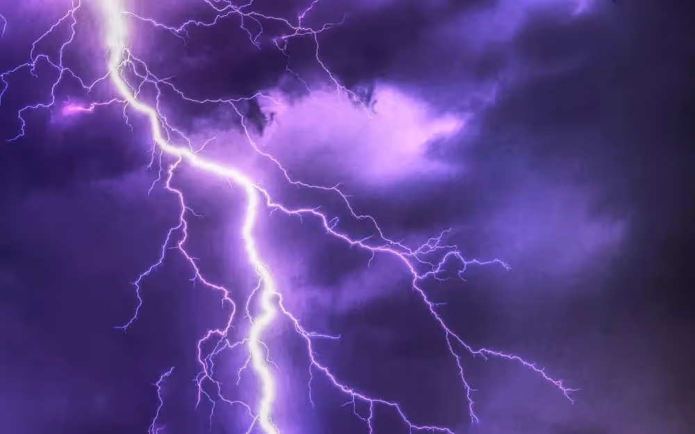 Foudre, aussi appelé lightning en géographie en anglais