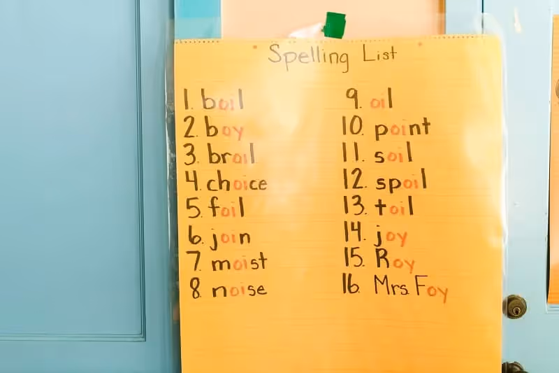 mots écrits en alphabet phonétique anglais