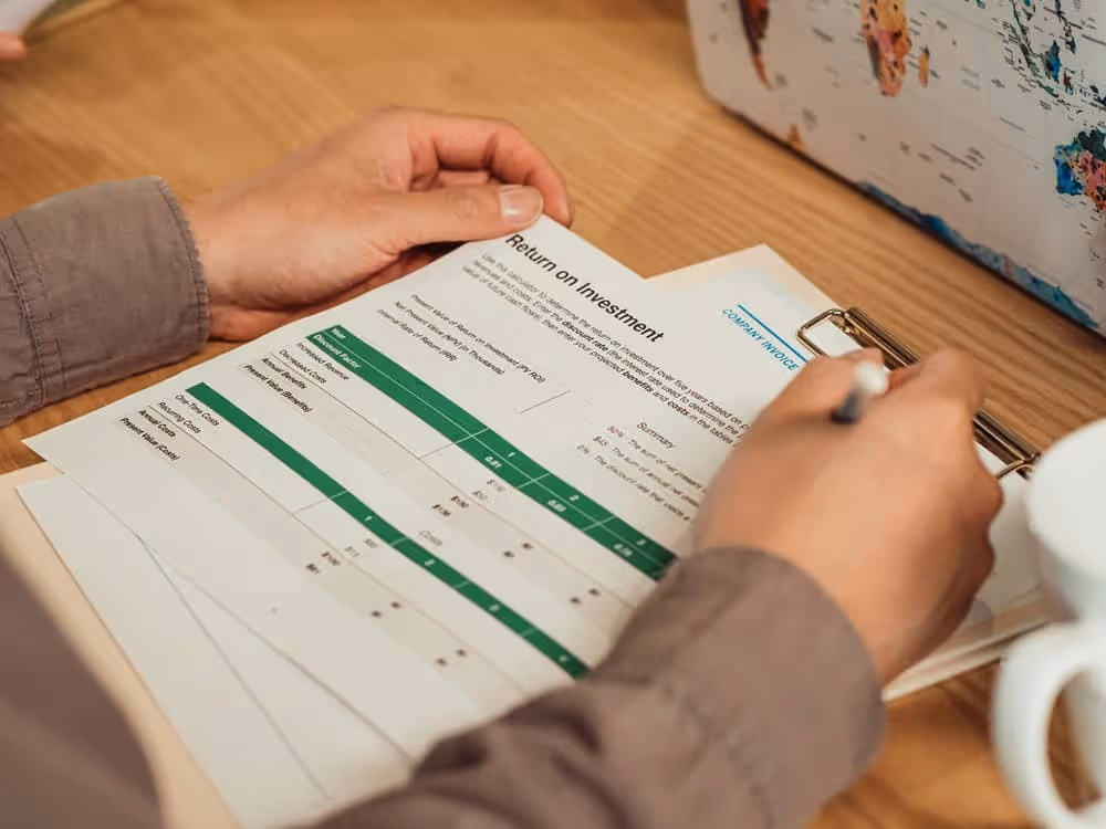 image pour illustrer l'article pour parler du budget et ROI en anglais