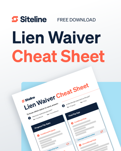 Lien Waiver Cheat Sheet