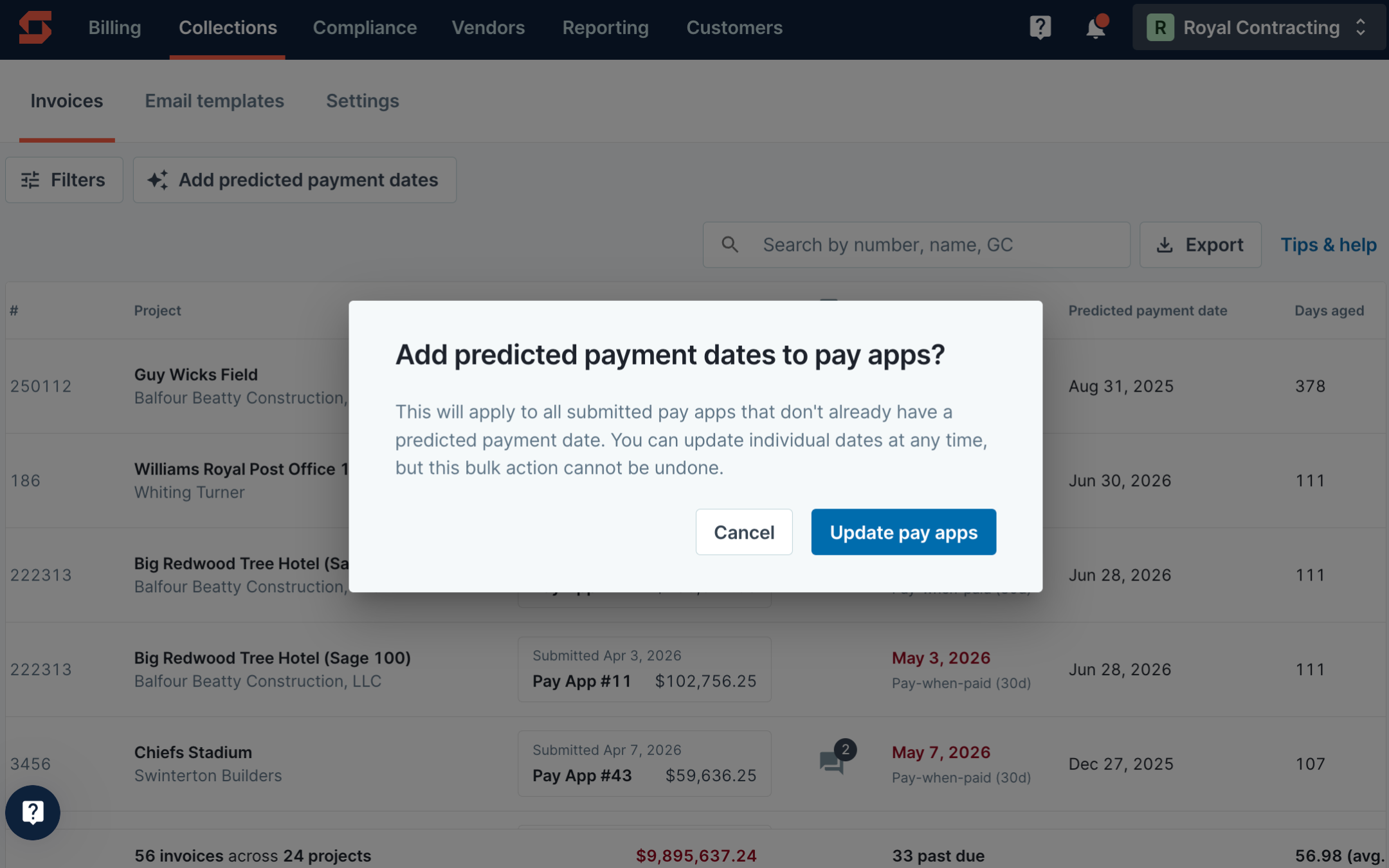Know when payment is likely to land