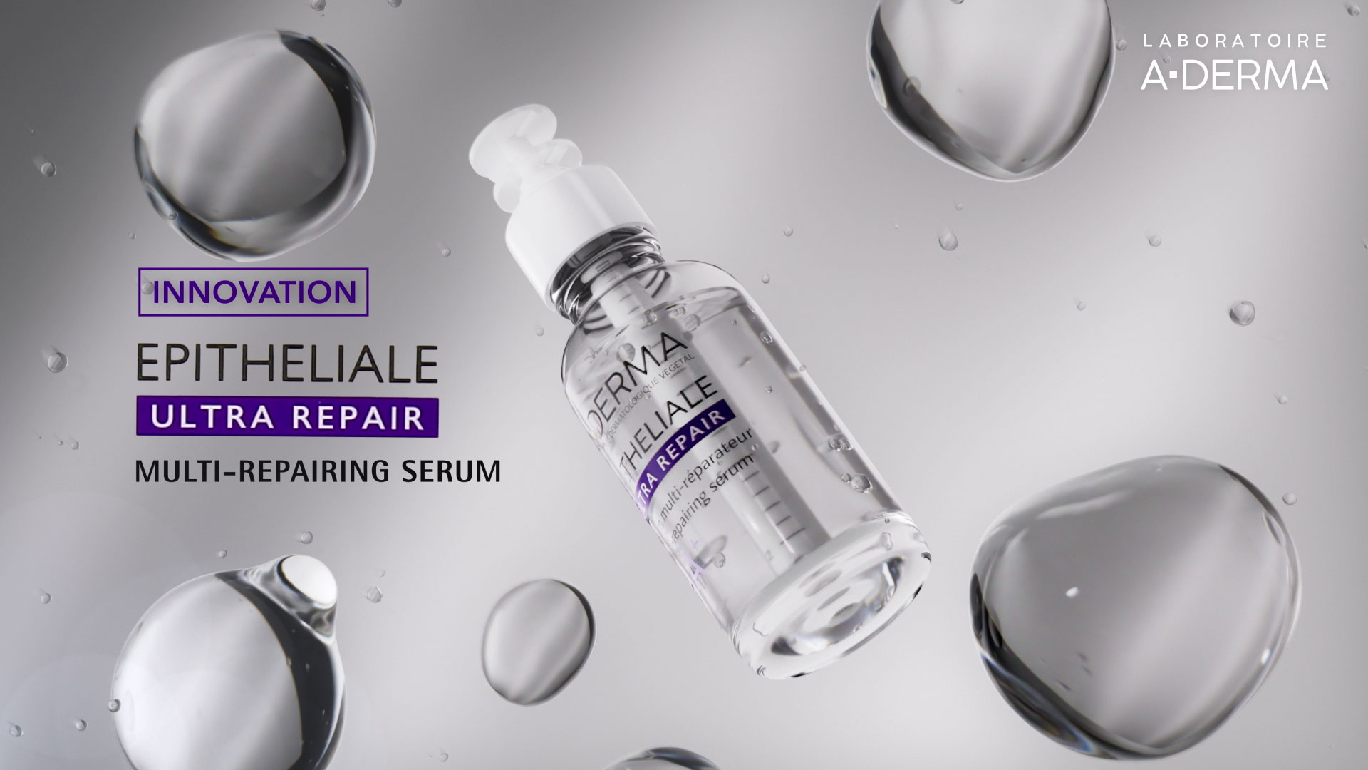 an a-derma product with wtaer dropplets