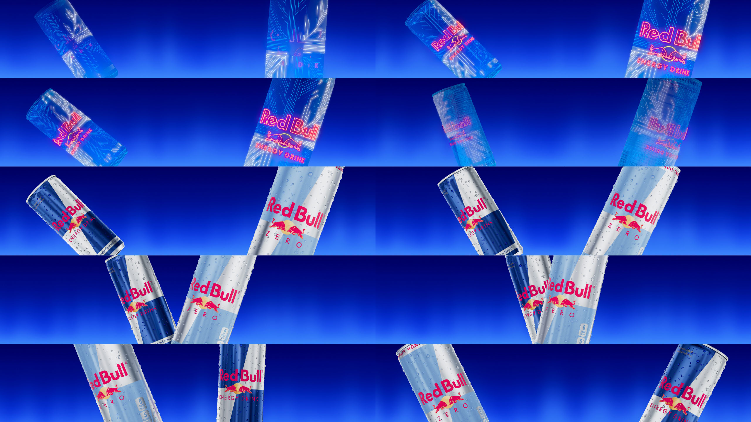 Still images of a 3D film for Red Bull