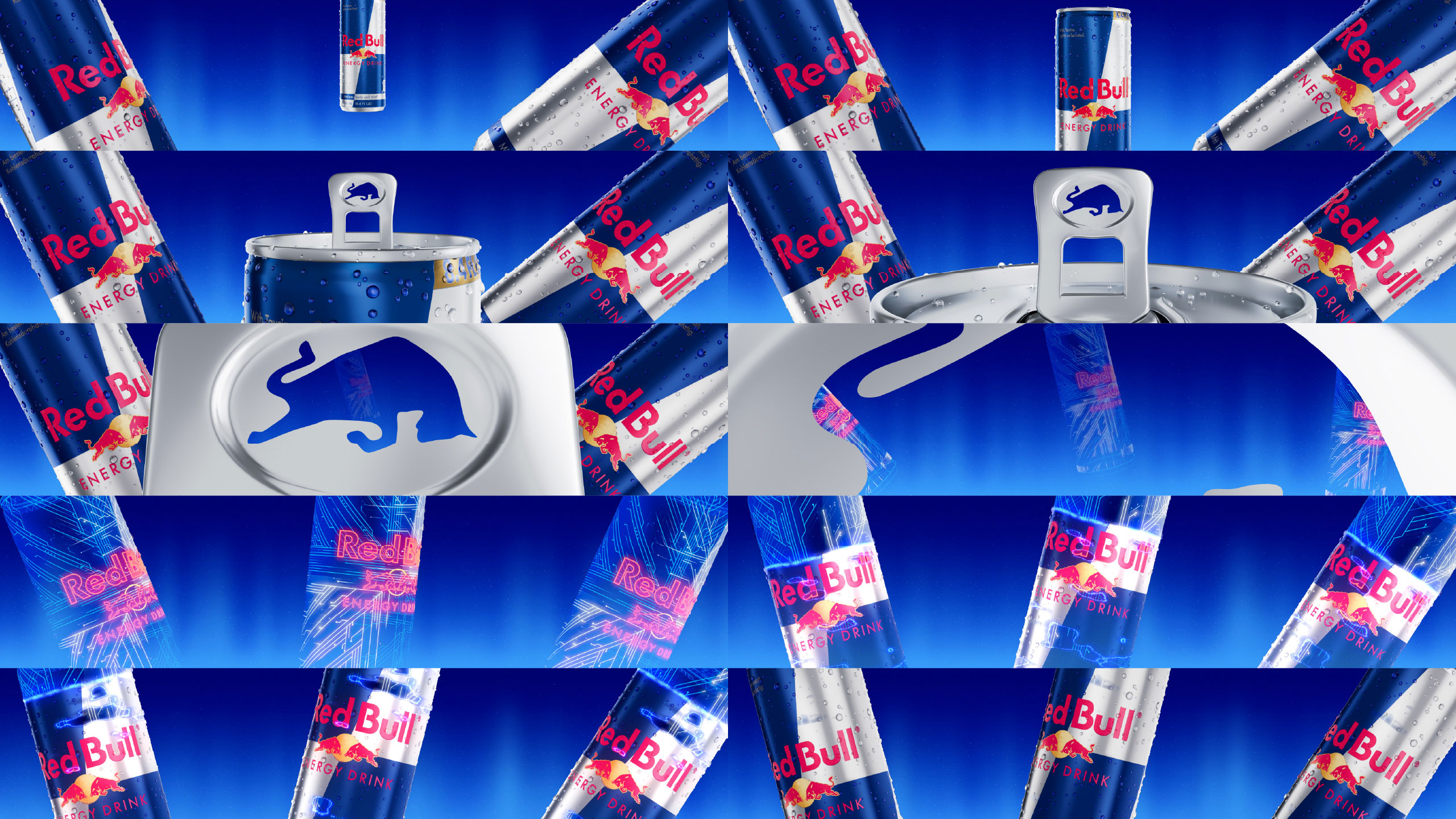 Still images of a 3D film for Red Bull