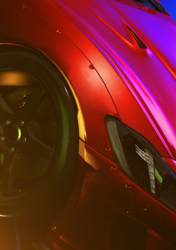 motorsports website front page screenshot