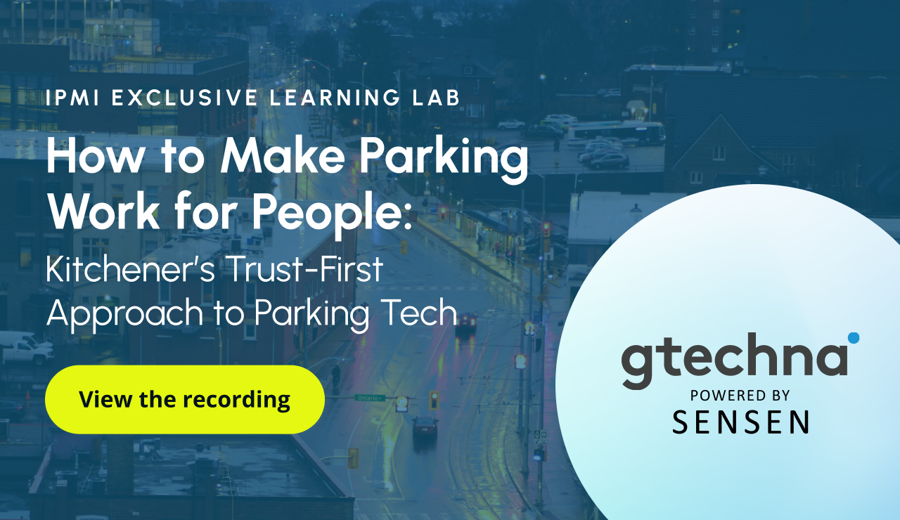 IPMI Exclusive Learning Lab | Kitchener's Trust-First Approach to Parking Tech