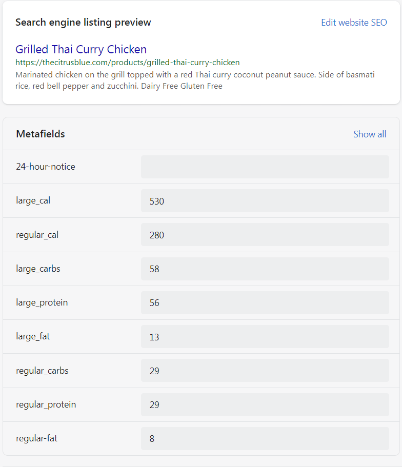 metafields example in shopify 