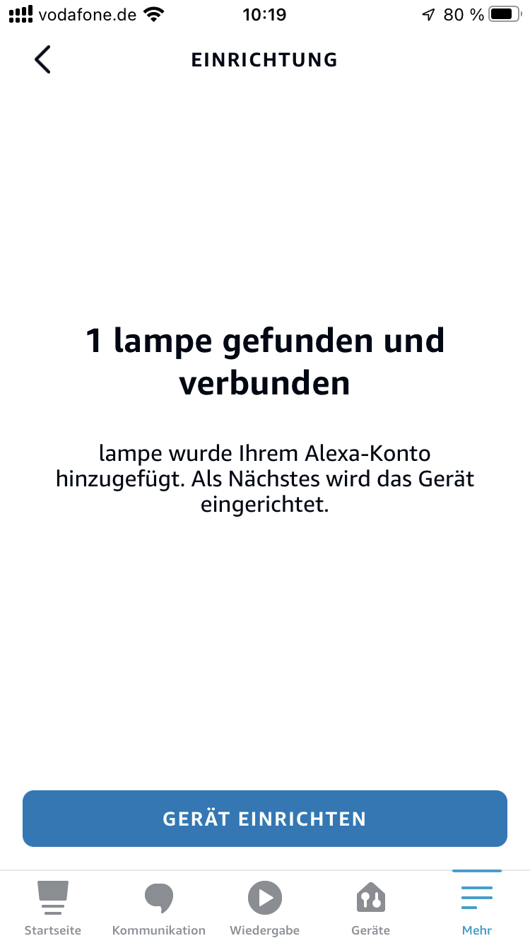 Lampen Räumen zuordnen