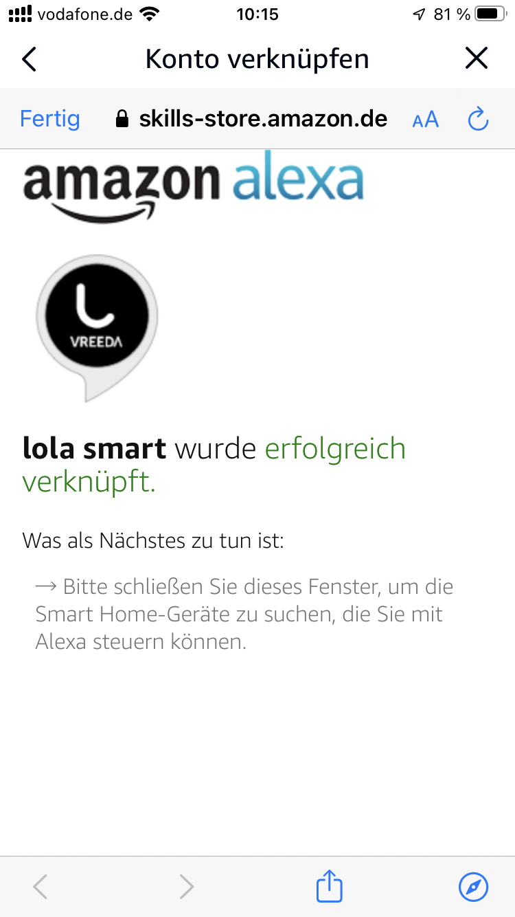 Skill erfolgreich aktiviert